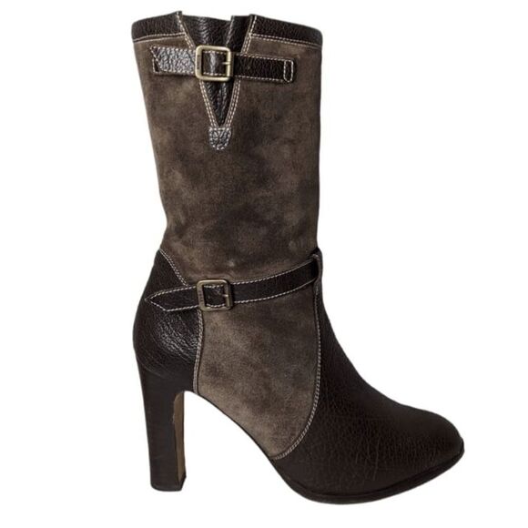 MICHAEL KORS Brown Suede Slouchy Boot Size 8.5 - Picture 1 of 9